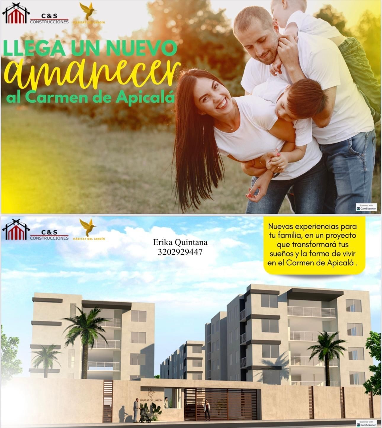 Apartamentos en carmen de apicala